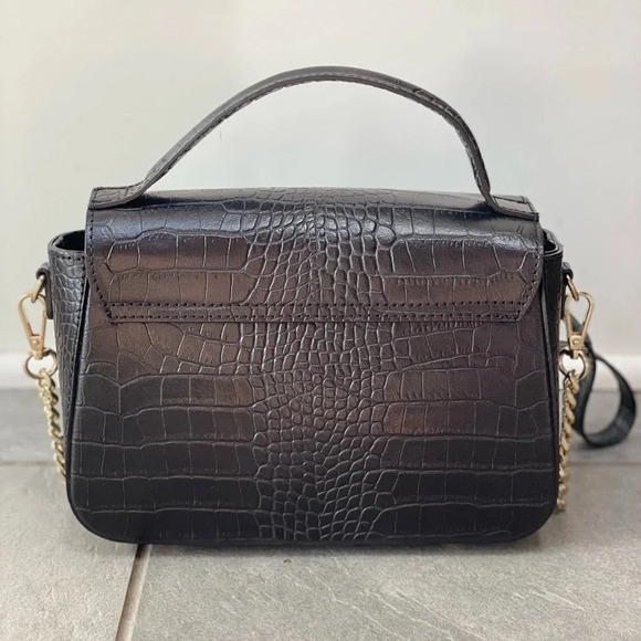 NWOT Vera Pelle crocodile handbag - Picture 3 of 6